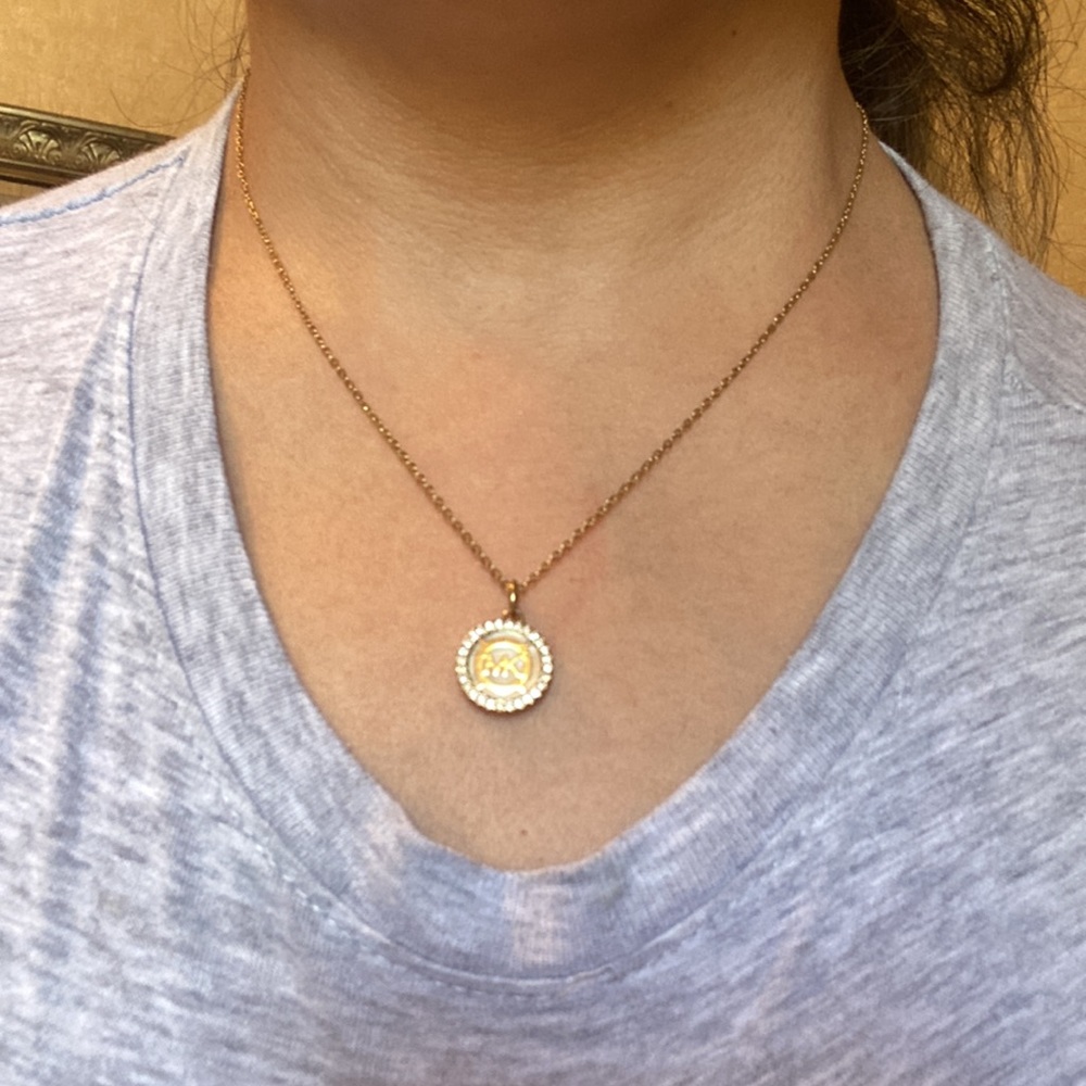 Michel Kors necklace sterling gold - Picture 7 of 8